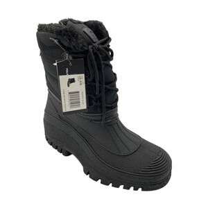 Polar Range Men's Decker Cold Weather Boots Black - Medium